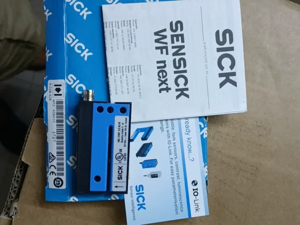 Brand new original SICK WF2-40B410 series slot sensor, model 6028428, with original packaging and instruction manual. Imported from Germany, quality guaranteed, quantity 1, need to contact.