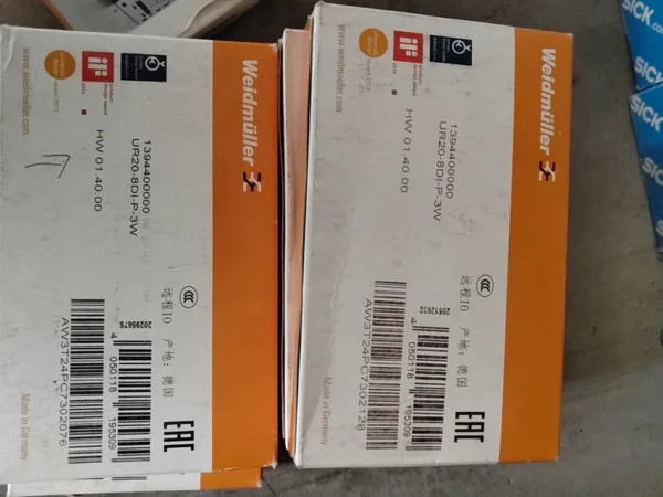 Brand new original genuine Weidmüller UR20-8DI-P-3W, order number 1394400000, quantity 5 pieces. For those in need, private message for unit price of 180 yuan, with matching code packaging.