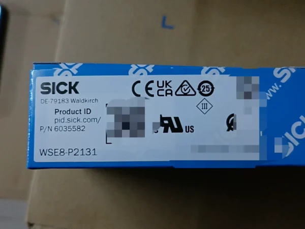 New SICK photoelectric sensor WSE8-P2131, order number 6035582, Made in Germany, in stock 1, need to contact!