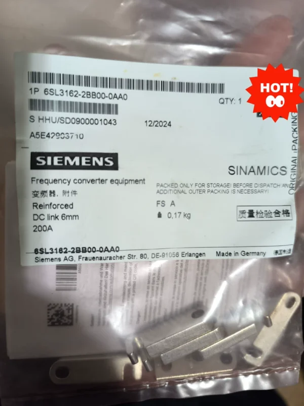 6SL3162-2BB00-0AA0 Siemens brand ne...