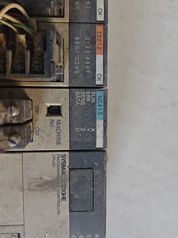 One set of Omron PLC, including mul...