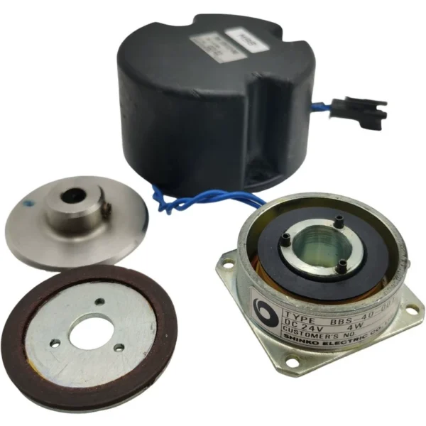 BBS-40-001 DC24V 4W original disassembled SHINKO brake, fully functional, in new condition, photographed with real objects