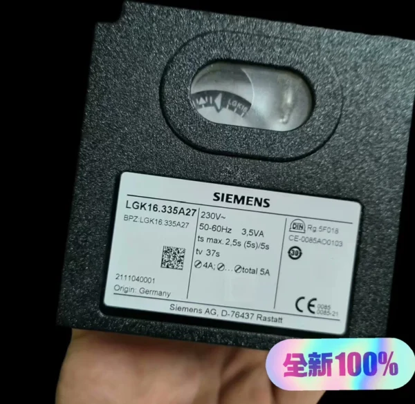 Brand new Siemens LGK16.335A27 cont...