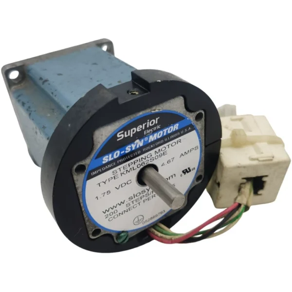 O1CN01Ee3Y7J1MOhUJYAzJt_4611686018427385105-0-fleamarket.jpg_790x10000Q90.jpg_.webp KML062S09E original disassembled Superior SLO-SYN stepping motor, 1.75VDC, 4.67AMPS, condition as shown in the pictures, photos taken of the actual item, function guaranteed