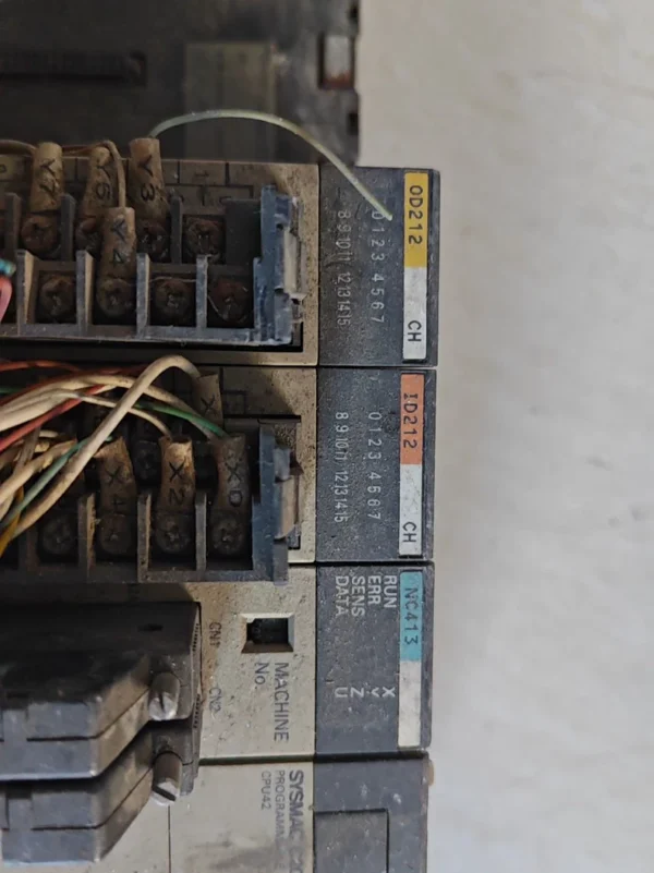 One set of Omron PLC, including mul...