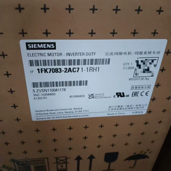 1FK7083-2AC71-1RH1 Siemens brand ne...
