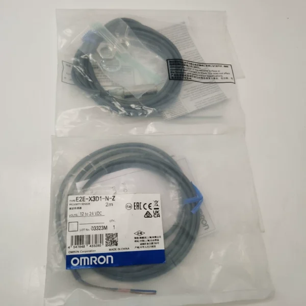 Processing 48 brand-new original Omron E2E-X3D1-N-Z M12 flat head shielded NO normally open proximity sensors, detection distance 3mm, unit price 115 yuan
