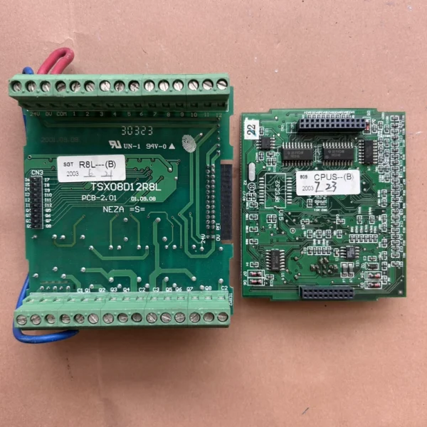 Schneider NEZA PLC mainboard TSX08 CPU control board TSX0812R8L, disassembled, actual product photographed, complete board surface, fully functional, produced in 2003 (8-0)