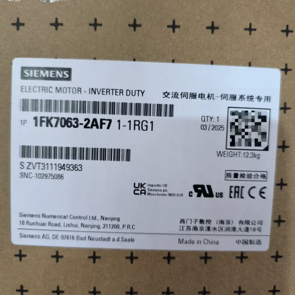 1FK7063-2AF71-1RG1 Siemens brand ne...