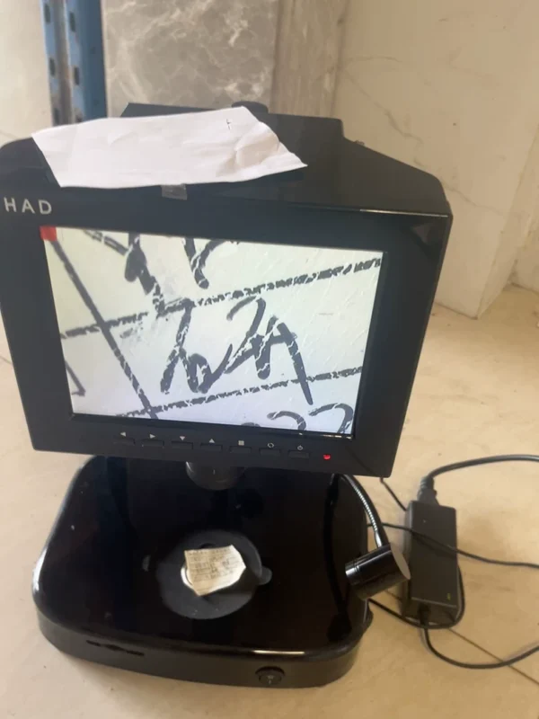 Electronic magnification microscope... - industrial-stock.com