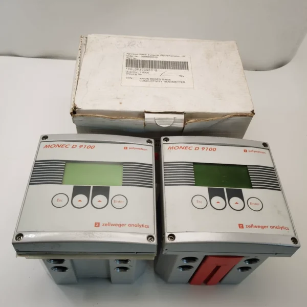 O1CN01OIhuZg1MOhUGzEldX_4611686018427385105-0-fleamarket.jpg_790x10000Q90.jpg_.webp MONEC D9100 9125/Cond 09125=A=0000 09948/00010 F-93165 Noisy-le-Grand Original American Polymetron Zellweger Analytics Conductivity Meter. Actual photos taken. There is one brand-new unit in stock with complete packaging and accessories, unit price 6800 yuan; one used unit with packaging but no accessories, unit price 4000 yuan; one used unit without packaging and no accessories, unit price 3800 yuan.