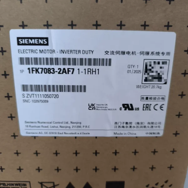 1FK7083-2AF71-1RG1 Siemens brand ne...