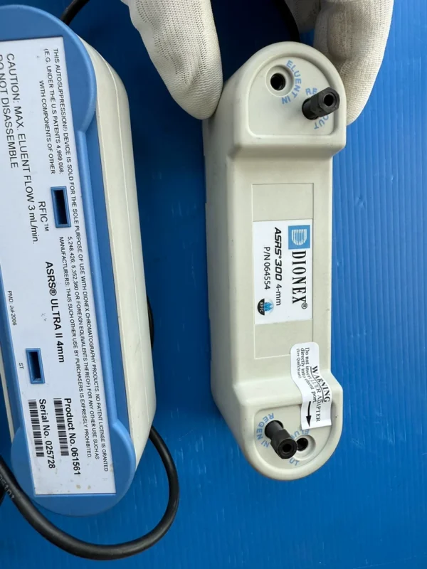 - Thermo Scientific Used, Picture Status Cation Suppressor ASRS@ ULTRA II 4mmASRS@ULTRA II 4mm - Dionex AMMS 300 4 - mm - Dionex ASRS - ULTRA 4 - mm Used goods, no free shipping, low price sale