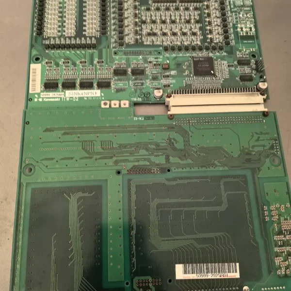 Kawasaki Robot Control Board 1TW-52 SINK(NPN)50999-2925R01, two pieces, in beautiful condition, for those in need to purchase, package price