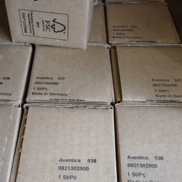 0821302500 Aventics pneumatic components, brand new original in stock. Feel free to contact me if interested.