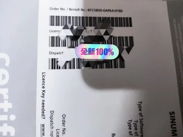 Siemens 6FC5800-0AP64-0YB0 brand ne...