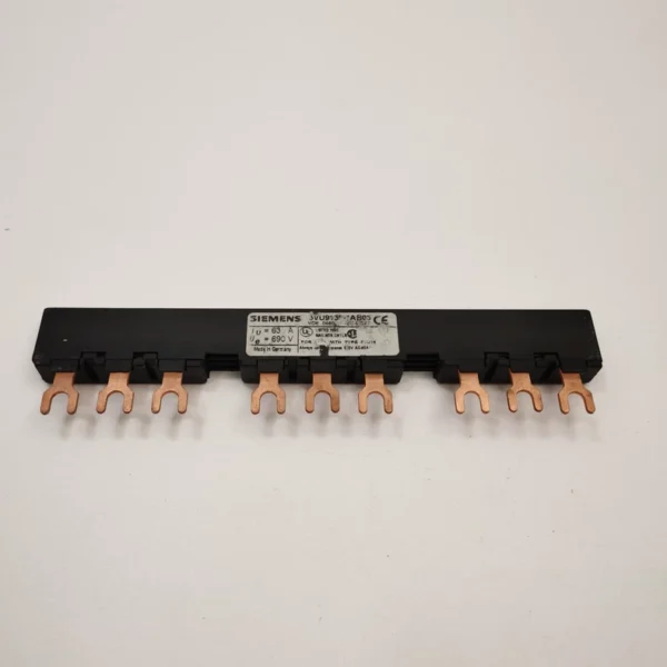 3RV1915-1AB 3RV1915-2AB 3RV1915-1BB/2BB 3VU9135-1AB05 Siemens busbar, unused, condition as shown in the picture. 3RV1915-1AB unit price 45 yuan; 3RV1915-2AB unit price 50 yuan; 3RV1915-1BB unit price 40 yuan; 3RV1915-2BB unit price 45 yuan; 3VU9135-1AB05 unit price 40 yuan