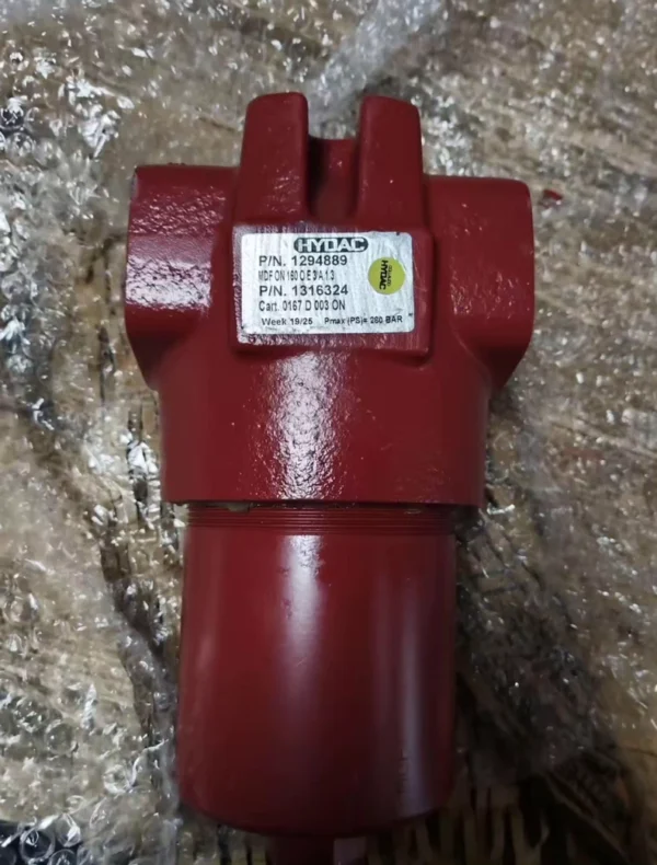 Brand new HYDAC high-pressure filter, model MDF ON 160 OE3A 1.3, P/N 1294889, maximum working pressure 280bar. Suitable for industrial hydraulic systems, inquiries are welcome.
