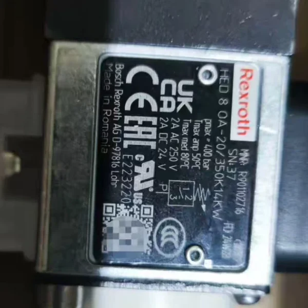 R901107369 HED8OH-2X/200K14KW R901102716 HED8OA-2X/350K14KW R901102722 HED80A-2X/350K14AS Rexroth pressure switch, Rexroth pressure relay, brand new original in stock