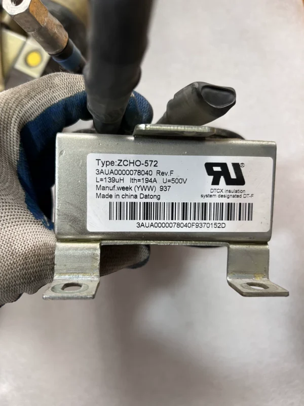 O1CN01dPwWRr2ACXlSLa4yv_4611686018427380887-0-fleamarket.jpg_790x10000Q90.jpg_.webp ABB inverter reactor ZCHO-571/ZCHO-572 disassembled, with usage marks, three-phase, real object photographed, function guaranteed, power-on. Both models ZCHO-571 and ZCHO-572 are available, interested bosses please contact, the marked price is unit price
