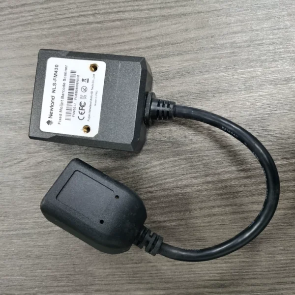 NLS-FM430 FM430-U FM430-SR-R Brand New Original NEWLAND Fixed Barcode Scanner. Actual product photos. No packaging or accessories. In stock: 2 units. One of them has a crack on the scanning port glass, which does not affect usage. See Figure 6.