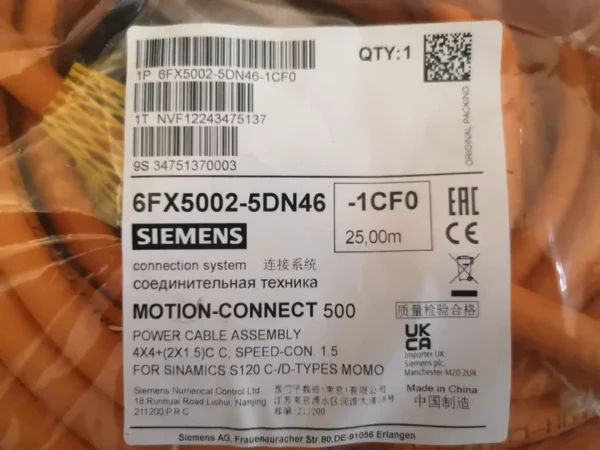 6FX5002-5DN46-1CF0, length 25 meter...