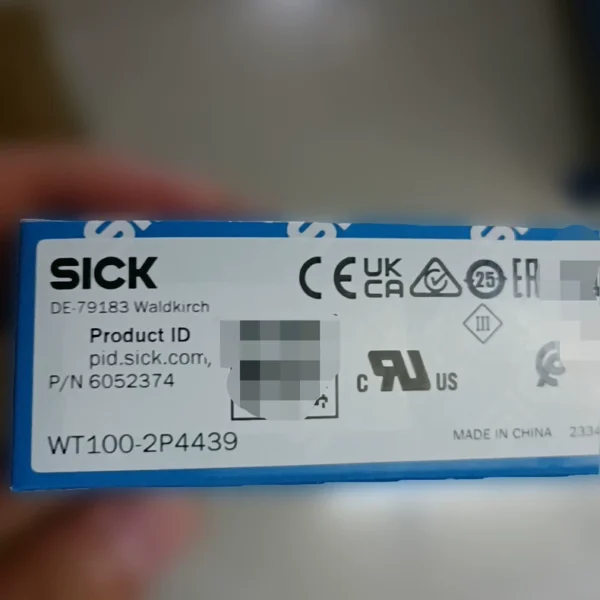 New German SICK sensor WT100-2P4439 model 6052374, in stock 4, need to contact!