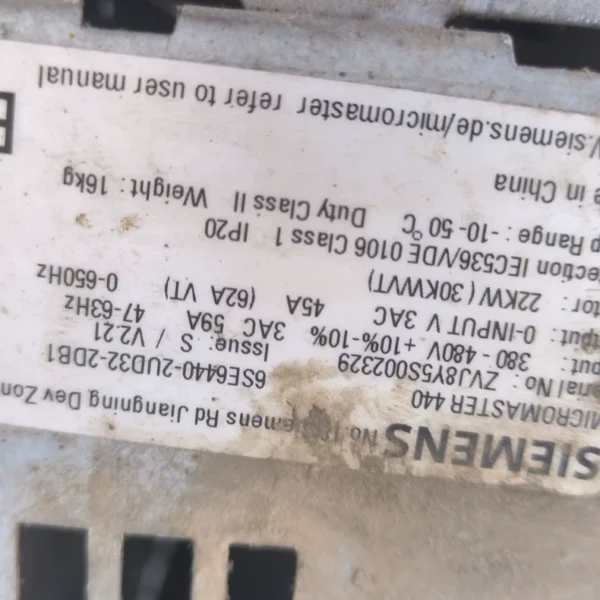 A5E03543263-001, A5E00909985, VPOC-D, Siemens 440 backplane. Removed from 22/30kw. Fully functional, actual condition as shown in photos. For those in need, can be bought for use or as a placeholder. Price is per unit, freight collect.
