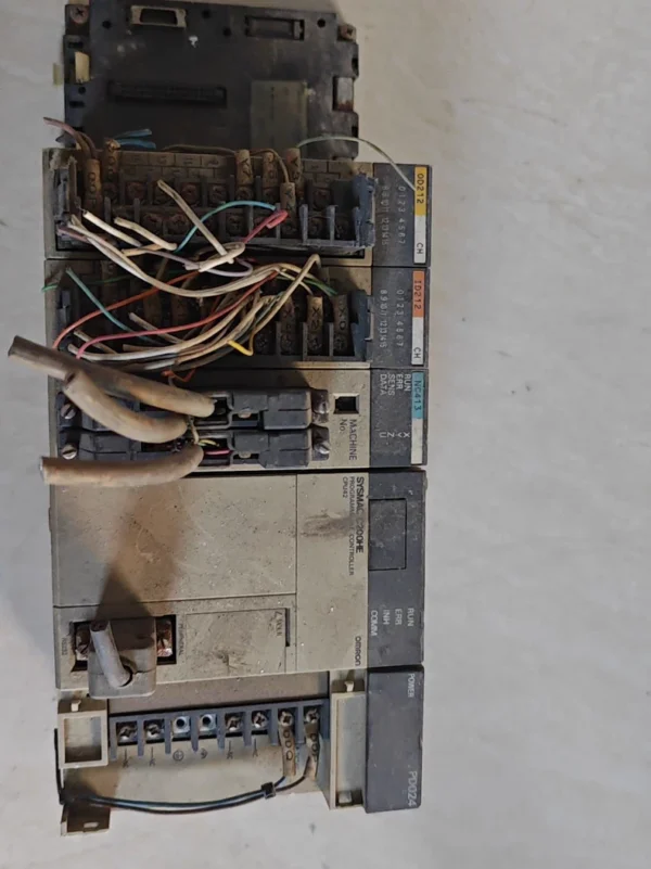 One set of Omron PLC, including mul...