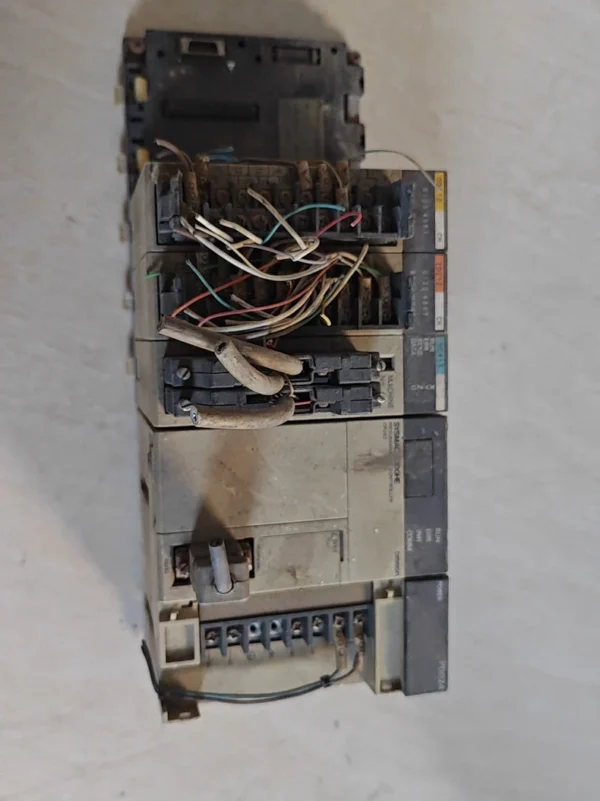 One set of Omron PLC, including mul...