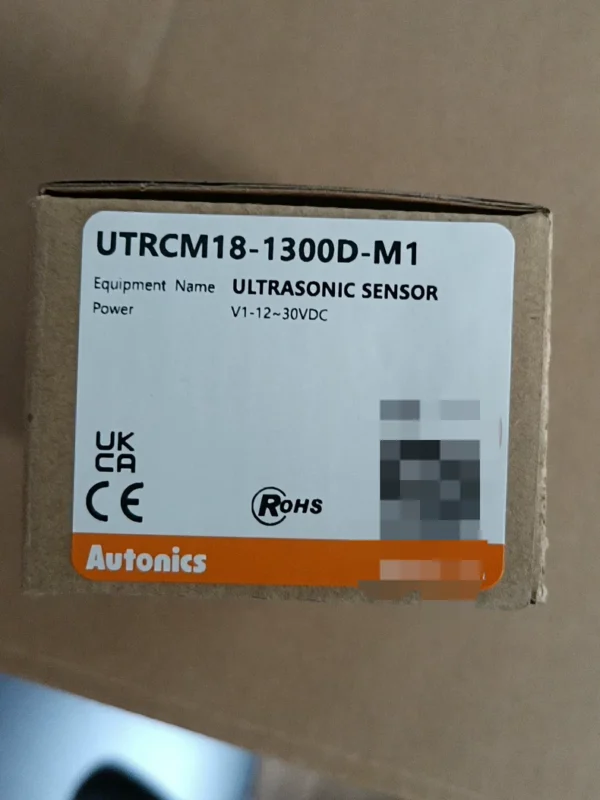 Autonics Ultrasonic Sensor UTRCM18-1300D-M1, brand new and original, operating voltage 1-12~30VDC, in stock 9, need to contact!
