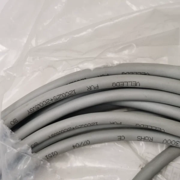 M23-F19T14-10.0PUR brand new original Weile M23 12C0.25+2C0.5.GY 19-pin to 14-core connecting cable, 2 pieces in stock, unit price 400 yuan