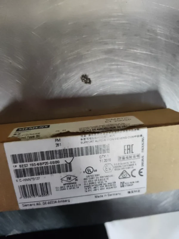 Siemens 6ES7193-6BP20-0BB0 brand ne...