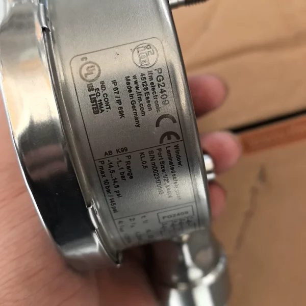 IFM PG2409 pressure gauge IFM pressure transmitter limited quantity already sold brand new original imported unit price 3500 yuan