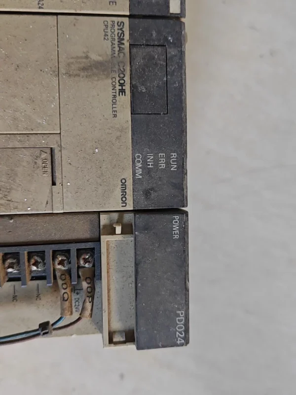 One set of Omron PLC, including mul...