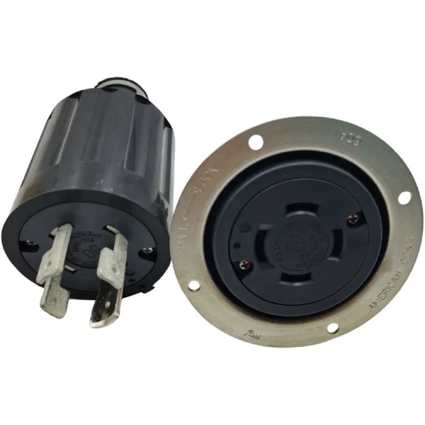 4626 4622R Ground Type 3P 60A 250V Brand New Original AMERICAN DENKI Industrial Socket Plug. There are 90 pieces of 4626 sockets, unit price 600 yuan; there are 36 pieces of 4622R plugs, unit price 500 yuan.