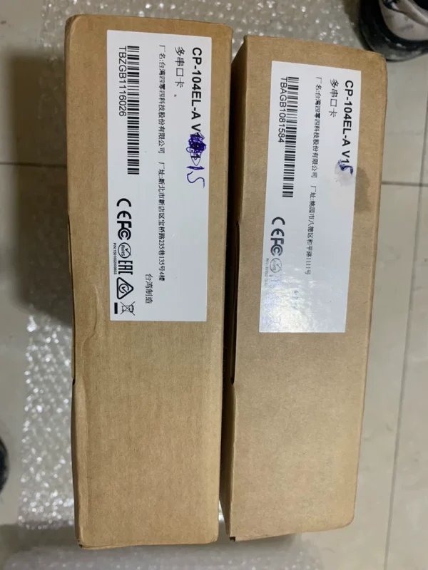 MOXA CP-104EL-A 4-port RS-232 Serial Card Brand New Unopened Sealed Bag V1.5 Price Unit Price Actual Photos In Stock Two Units One with CD
