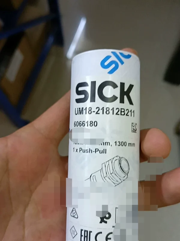 German SICK ultrasonic sensor UM18-21812B211, order number 6066180, in stock 6, need to contact!