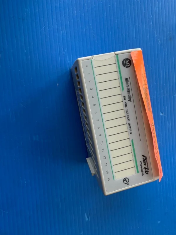 AB/Rockwell, used disassembled module, 1794-OB16 10312VDC, 05A, 12VA10312VDC, 05A, 12VAFLEXBUS: 5VDC, 80mA User: 192312VDC65mA OUTPUT: FLEXBUS: 5VDC, 80mA User: 192312VDC65mA Output: Quantity 1, good condition, function not guaranteed, as shown in the pictures,