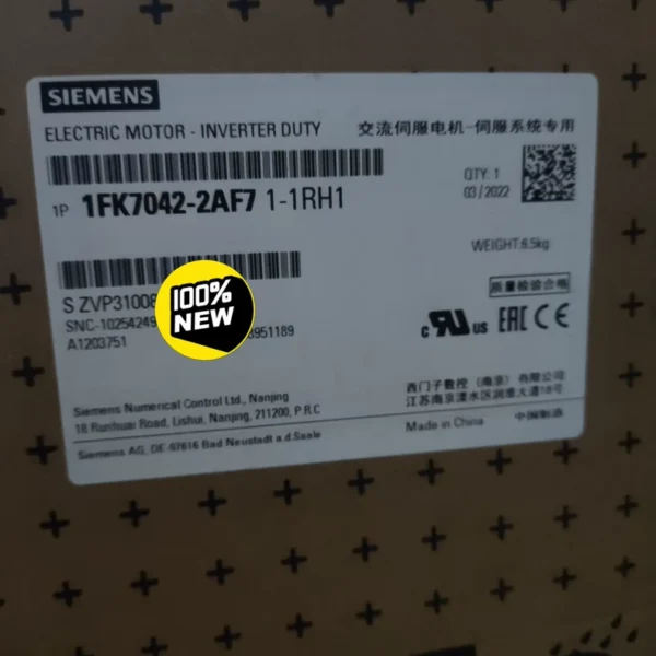 1FK7042-2AF71-1RH1 Siemens brand ne...