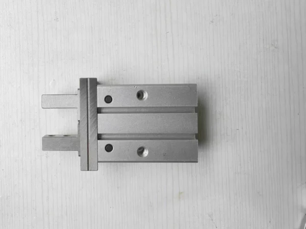 SMC Finger Cylinder Model MHZ2-20D with Good Functionality, In Stock: 14 with Laser Marking, 6 with Sticker Label, Self-tested No Air Leakage, No Jamming, Price is Unit Price, Actual Item Photographed, About 80% New