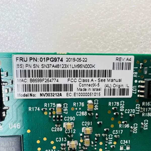 Lenovo 01PG974 ModeI+BF1M332A-ASNAT-C07 High-end Programmable Network Card