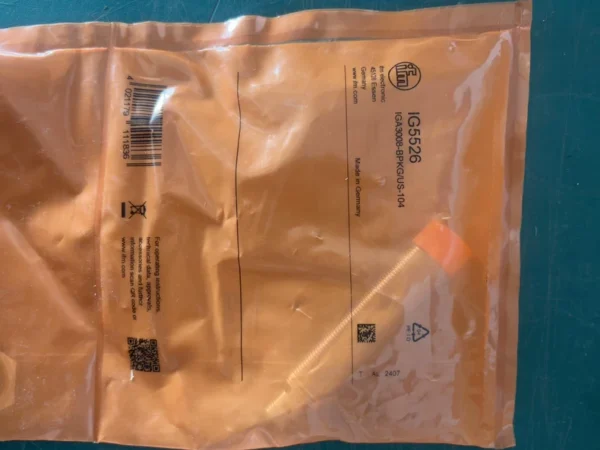 O1CN0124hNs21FZVUT32NVt_4611686018427386165-0-fleamarket.jpg_790x10000Q90.jpg_.webp German IFM IG5526 Proximity Switch Sensor, brand new original genuine product, model IGA3008-BPKGUS-104. Made in Germany, packaging intact and unopened. Suitable for industrial automation equipment, price negotiable. Local self-pickup, free shipping for remote areas, friends interested are welcome to private message for consultation.