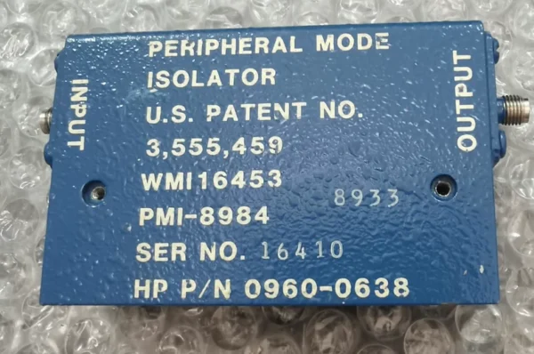 HPAgilent 0960-0638 2-8GHz RF SMA RF Coaxial Microwave Isolator