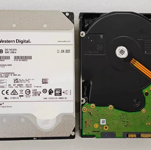 (New) Western Digital WUH722222AL5204 22T SAS 2025