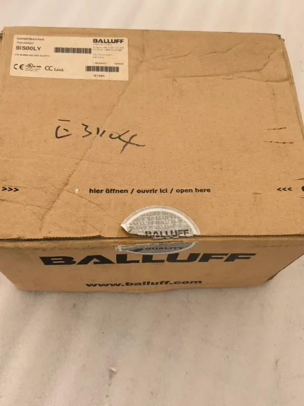Brand new original BALLUFF analysis unit, BIS00LY BIS M-699-052-050-03-ST11. Original imported from Germany, with CC Link communication interface. Actual product photos, with original factory label. This analysis unit is suitable for industrial automation control systems, with stable and reliable performance. Interested friends are welcome to private message for consultation. Not the actual price, if interested, private message to negotiate.