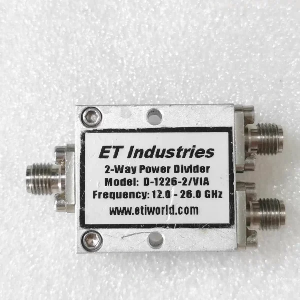 O1CN017zJzHF2JUFXn2HBk3_4611686018427384400-53-fleamarket.heic_790x10000Q90.jpg_.webp ET Industries D-1226-2VIA 12-26GHz RF Power Splitter