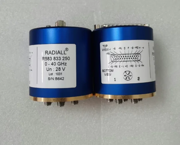 Radiall R583833250 28V DC-40GHz SP6T Coaxial Switch In Stock for Sale, Inquiry Welcome