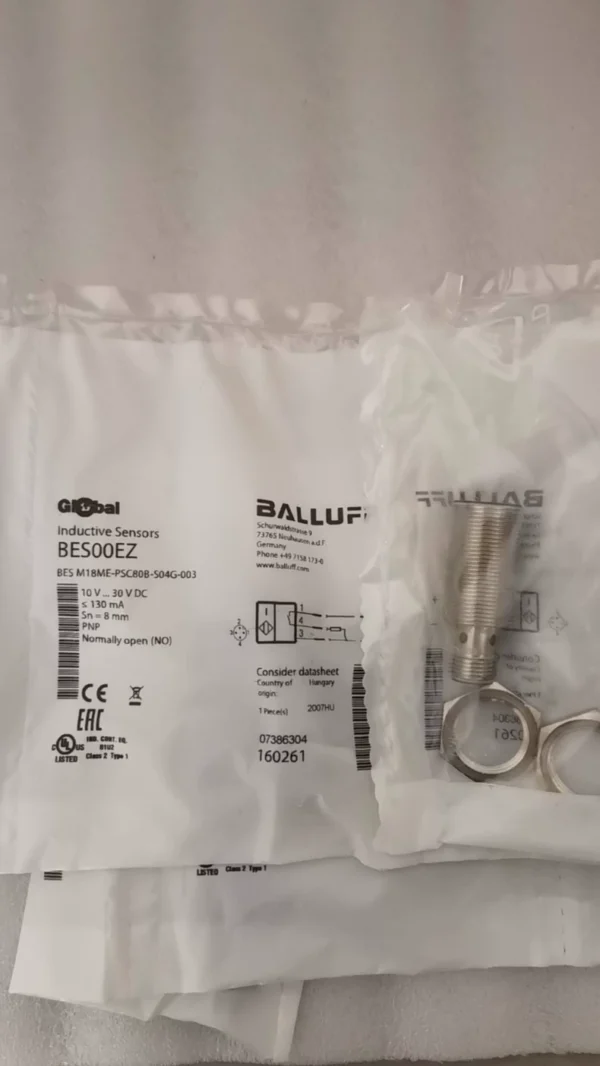 Brand new original BALLUFF BES00EZ BES M18ME-PSC80B-S04G-003, made in Germany, quality guaranteed. Not the actual price, if you like it, private message to negotiate the price~ Brand: BALLUFF Condition: Brand new Interested friends, come and contact me!