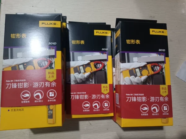 FLUKE 301D New High Precision AC/DC Clamp Meter, Large Stock with Latest Date of Arrival in 2024